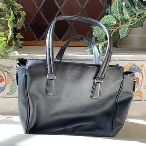 Black Leather Tumi handbag